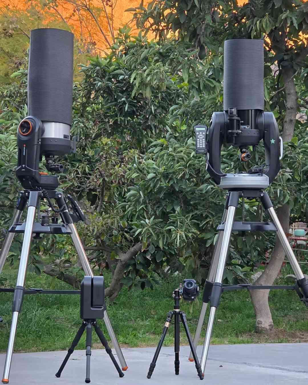 Foto da experiência astronômica no Chile