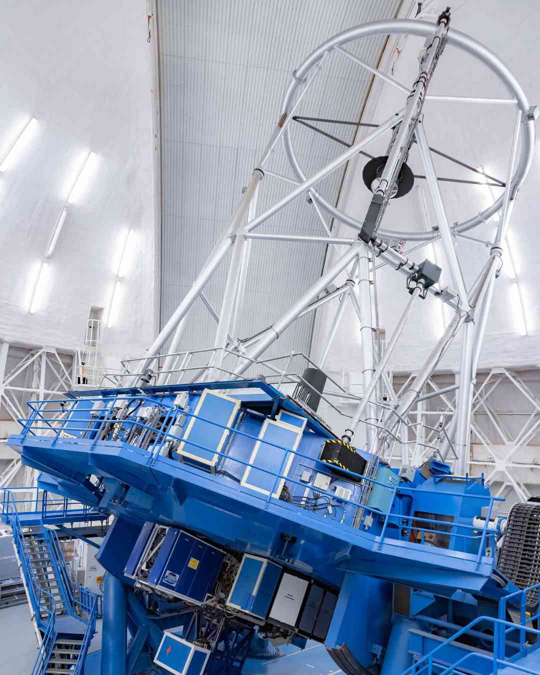 Foto da experiência astronômica no Chile